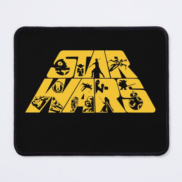 Item preview, Star Wars Logo Character Silhouettes Yellow designed and sold by cubomtumeshop.