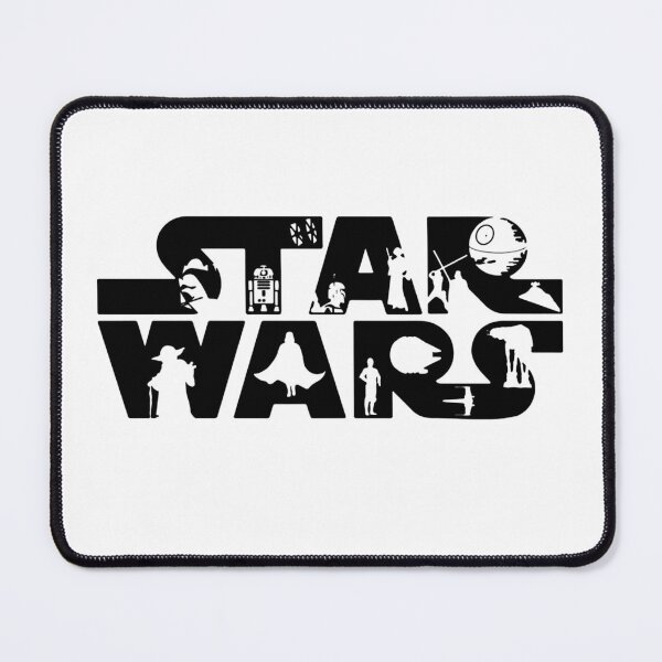 Item preview, Star Wars Minimalist Black Outline Logo designed and sold by cubomtumeshop.
