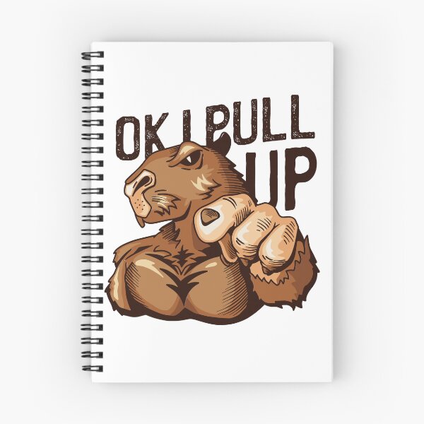 Item preview, Ok I Pull Up Funny Buff Capybara Gym Workout Meme designed and sold by Hilal-Studio.