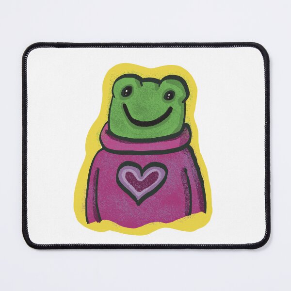 Item preview, Happy frog with his favourite sweater designed and sold by SombreroDoodles.