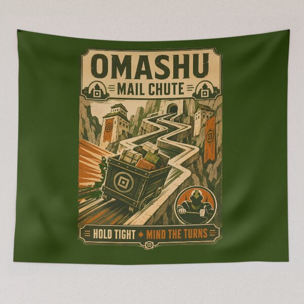 Item preview, Omashu Mail Chute Safety Poster designed and sold by agearb.