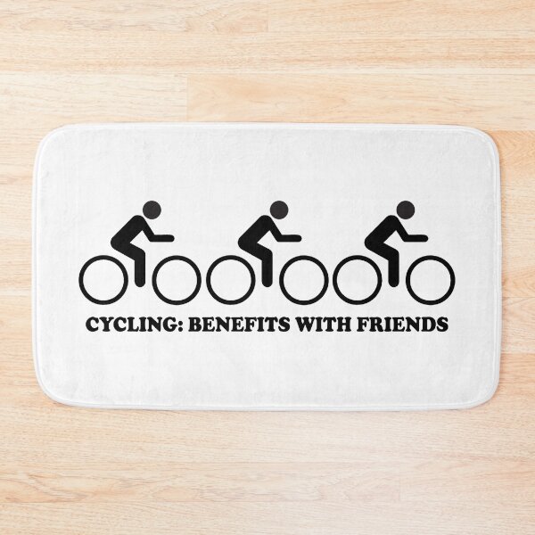 Item preview, Cycling Benefits With Friends designed and sold by Esskay Designs.