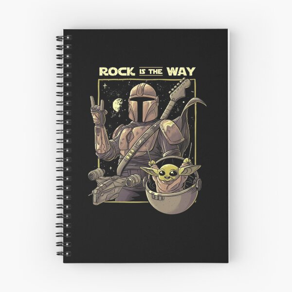 Item preview, The Mandalorian Rock Is The Way Grogu Heavy Metal designed and sold by cubomtumeshop.