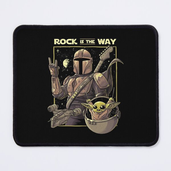 Item preview, The Mandalorian Rock Is The Way Grogu Heavy Metal designed and sold by cubomtumeshop.