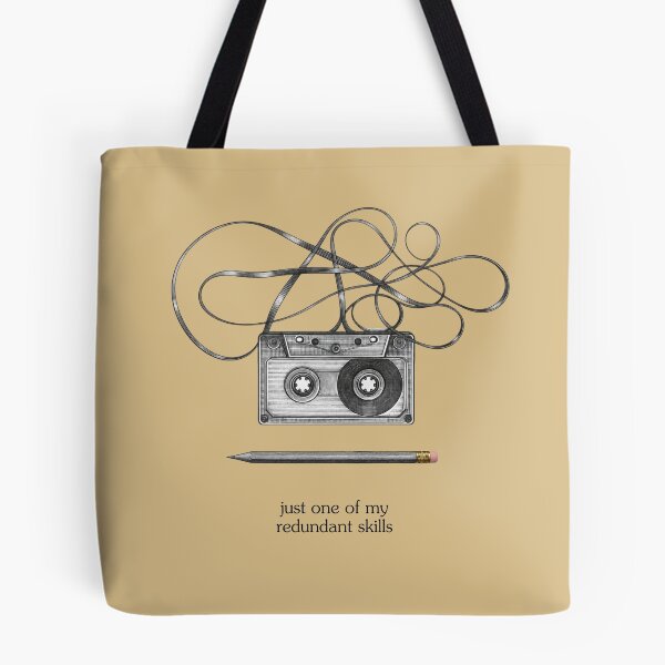 Item preview, Just One of My Redundant Skills | Cassette Tape Pencil Gen X Nostalgia Shirt | Retro Christmas Birthday Gift designed and sold by The Frog.