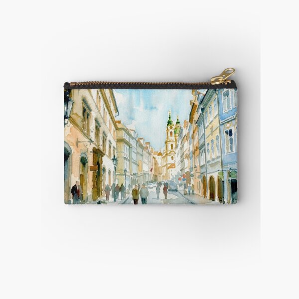 Item preview, Prague Street Watercolor Mala Strana designed and sold by caracatita75.