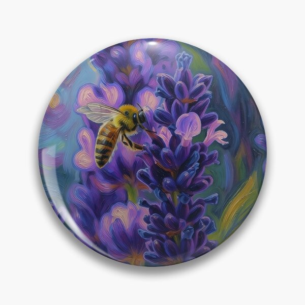 Item preview, Lavender and Honey Bee designed and sold by tomorrowsart.