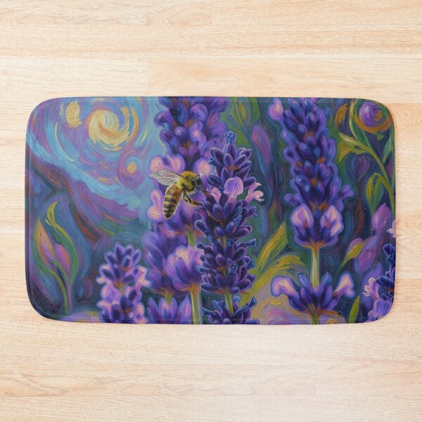 Item preview, Lavender and Honey Bee designed and sold by tomorrowsart.
