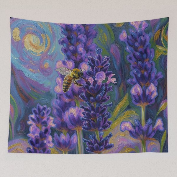 Item preview, Lavender and Honey Bee designed and sold by tomorrowsart.