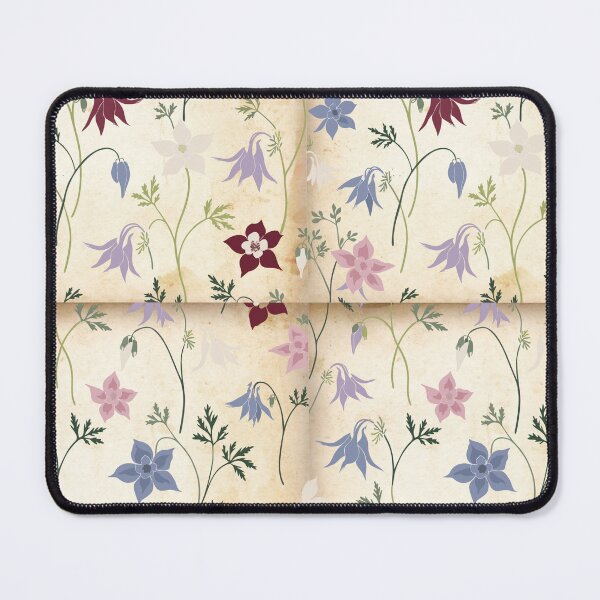 Item preview, Vintage Columbine Floral Pattern | Aquilegia Botanical Cottagecore Design designed and sold by Mousy17.