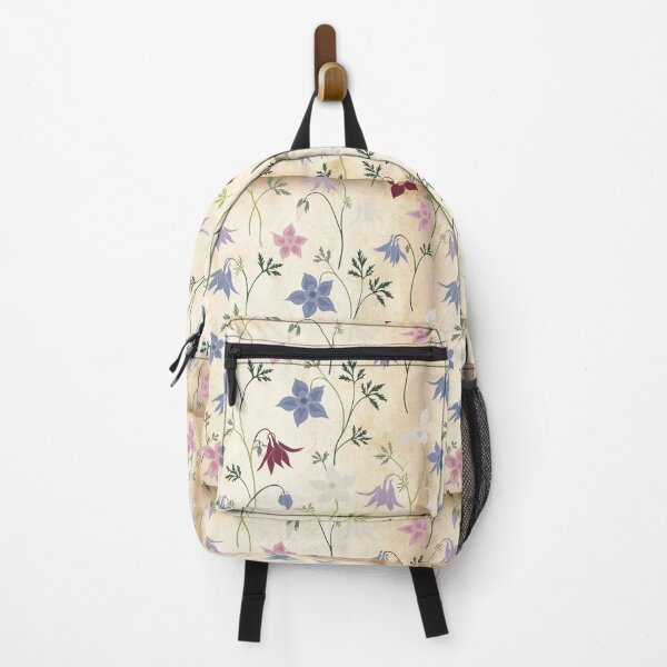 Item preview, Vintage Columbine Floral Pattern | Aquilegia Botanical Cottagecore Design designed and sold by Mousy17.