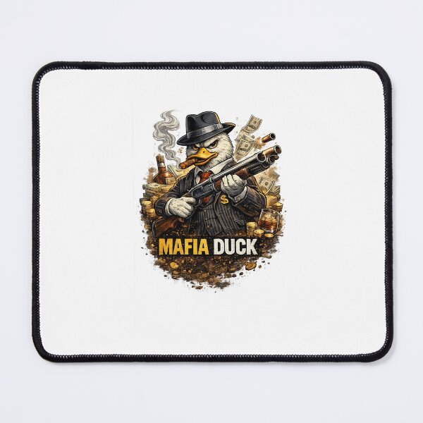 Item preview, Mafia Duck Gangster Vintage T-Shirt | Funny Mob Duck Illustration designed and sold by Norique_7.