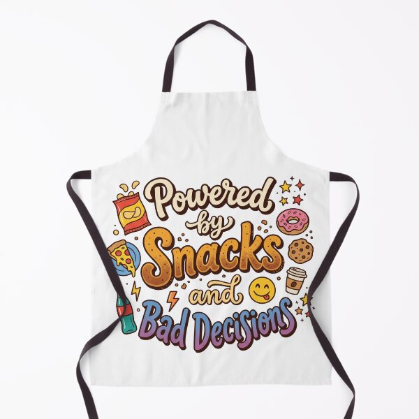 Item preview, Powered by Snacks and Bad Decisions Quote designed and sold by pictranoosa.