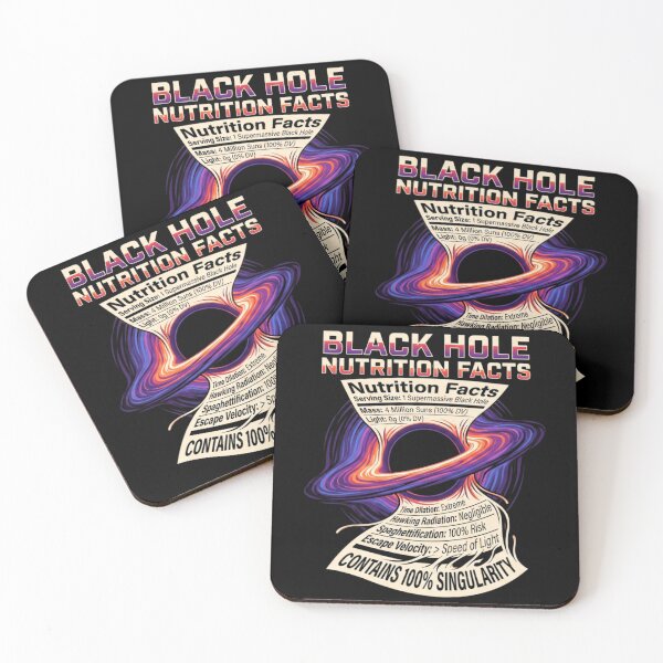 Item preview, Black Hole Nutrition Facts - Funny Physics Spaghettification designed and sold by AstroPal28.