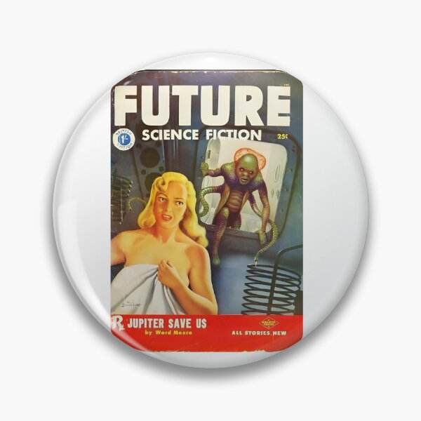 Item preview, Science Fiction Sci-Fi Original Custom Vintage Poster Wall Art designed and sold by Cool Robot Bro..