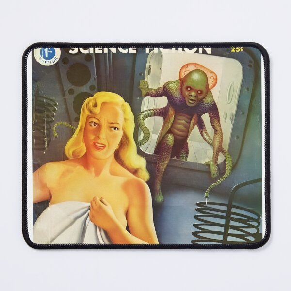 Item preview, Science Fiction Sci-Fi Original Custom Vintage Poster Wall Art designed and sold by Cool Robot Bro..