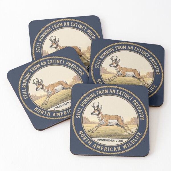 Item preview, Still Running From An Extinct Predator Pronghorn designed and sold by CalmCapy Co.