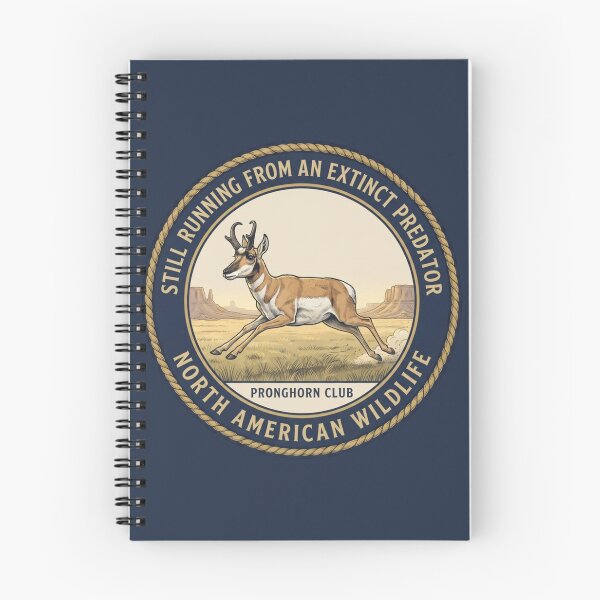 Item preview, Still Running From An Extinct Predator Pronghorn designed and sold by CalmCapy Co.