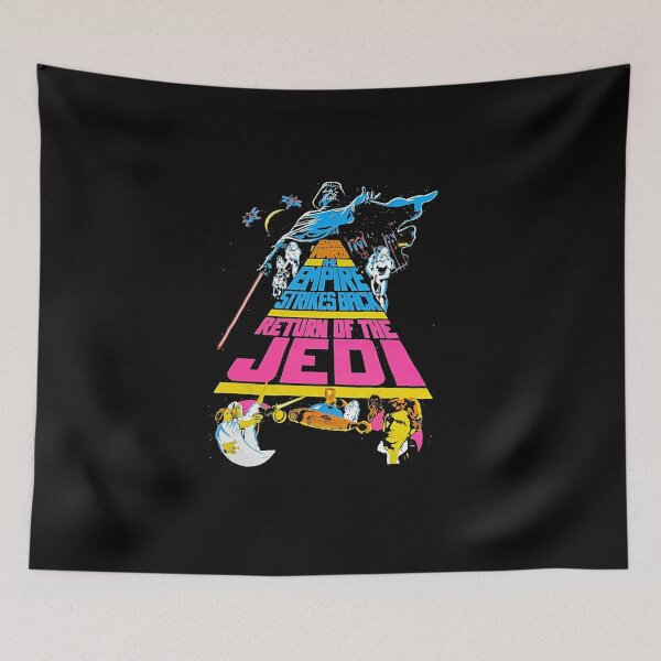 Item preview, Star Wars Original Trilogy Retro Poster Art designed and sold by cubomtumeshop.