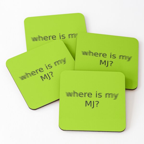 Item preview, Where Is My MJ Green Question Unique Artwork Sign designed and sold by Doctor Schtrudel.