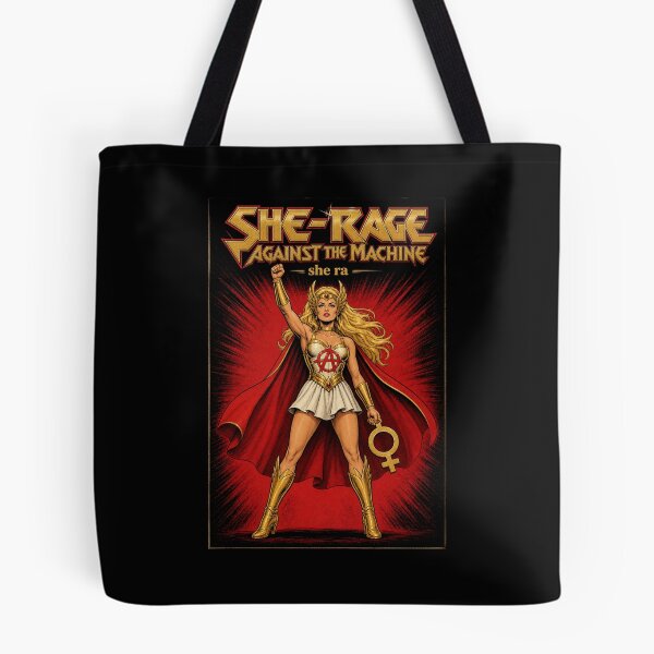 Item preview, She-Rage Against the Machine – Retro Rebel Warrior designed and sold by onlin3boutiqu3.