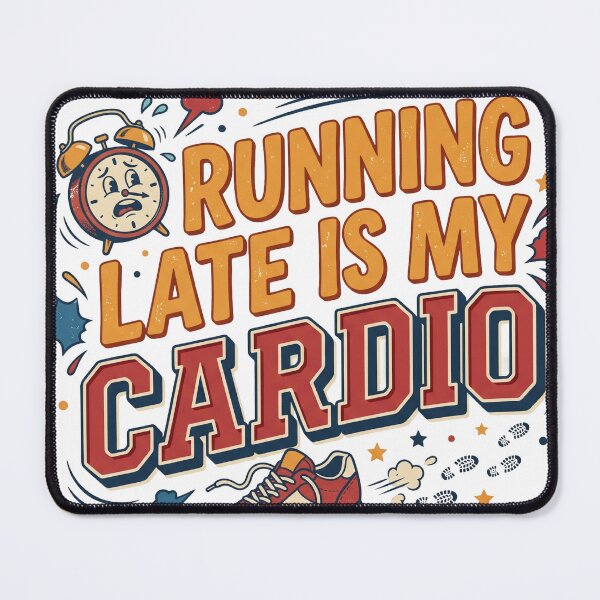 Item preview, Running Late Is My Cardio Funny Quote designed and sold by pictranoosa.