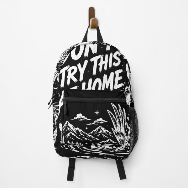 Item preview, Don't Try This At Home Funny Osprey Fishing Design | Eagle Catching Fish Retro Wildlife Humor Sticker designed and sold by Spring leafart.