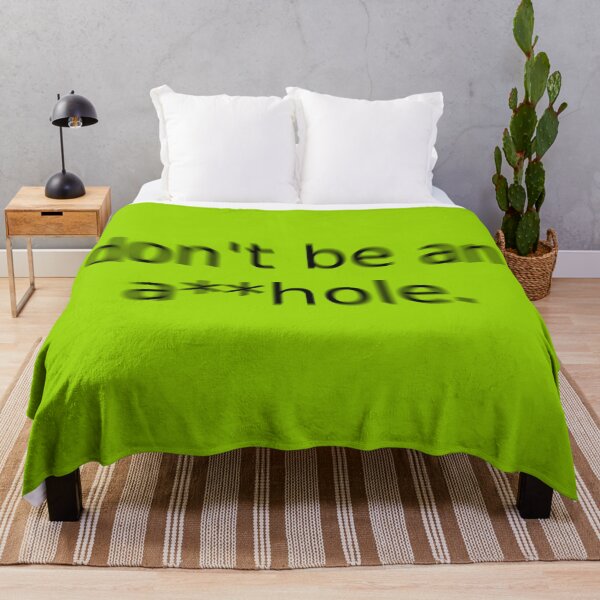 Item preview, Dont Be an Ahole Green Question Unique Artwork Sign designed and sold by Doctor Schtrudel.