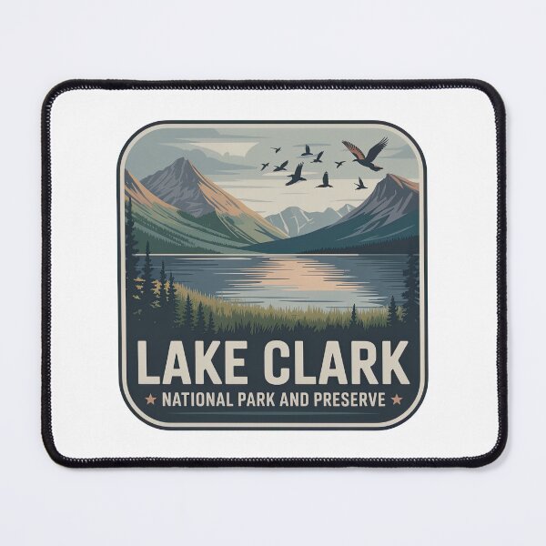 Item preview, Lake Clark National Park and Preserve Vintage Travel Badge designed and sold by Teelogic.