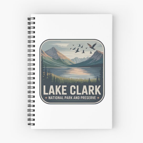 Item preview, Lake Clark National Park and Preserve Vintage Travel Badge designed and sold by Teelogic.