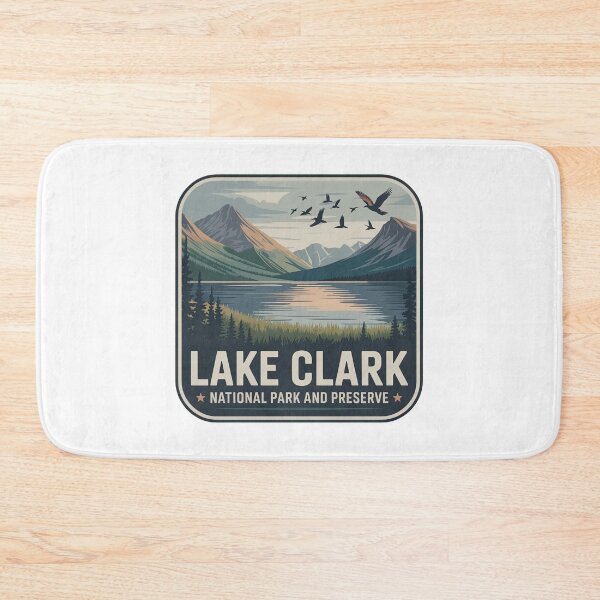 Item preview, Lake Clark National Park and Preserve Vintage Travel Badge designed and sold by Teelogic.
