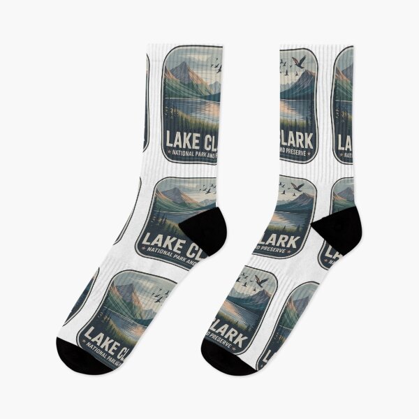 Item preview, Lake Clark National Park and Preserve Vintage Travel Badge designed and sold by Teelogic.