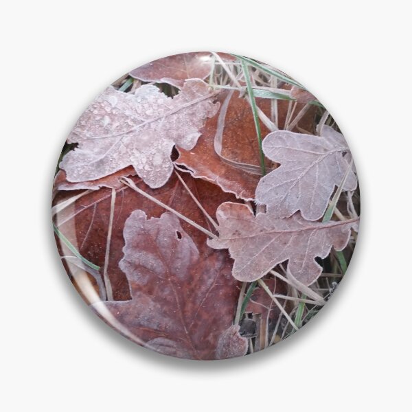 Item preview, Frosty Oak Leaves designed and sold by CalmnessbyChoice.
