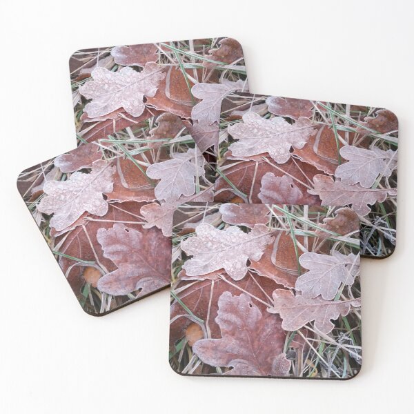 Item preview, Frosty Oak Leaves designed and sold by CalmnessbyChoice.