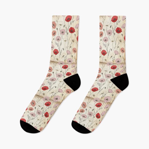Item preview, Vintage Poppy Floral Pattern | Antique Wildflower Botanical Design designed and sold by Mousy17.