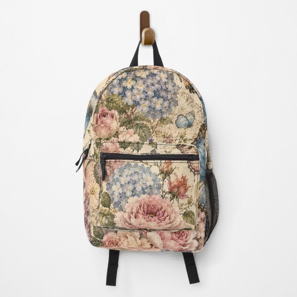Item preview, Butterfly Garden No.01 | Vintage Botanical Watercolor Pattern designed and sold by valen777.