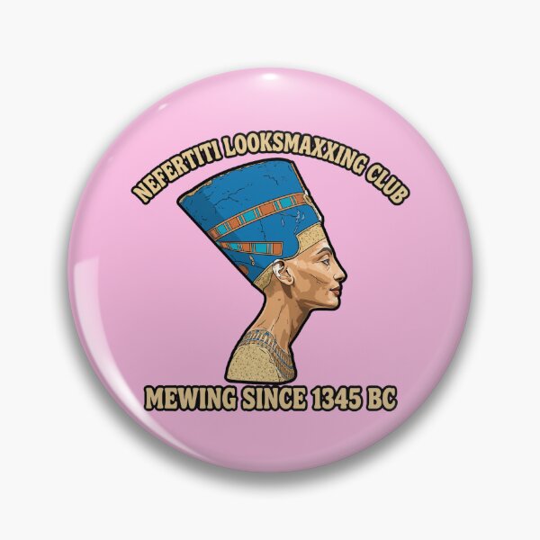 Item preview, Nefertiti Looksmaxxing Club - Mewing Since 1345 BC Funny Egyptian History Meme designed and sold by Starstacks.