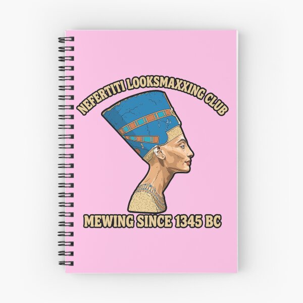 Item preview, Nefertiti Looksmaxxing Club - Mewing Since 1345 BC Funny Egyptian History Meme designed and sold by Starstacks.