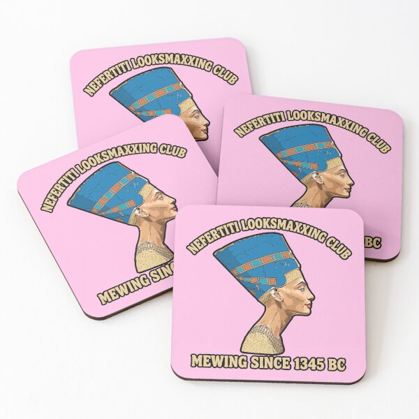 Item preview, Nefertiti Looksmaxxing Club - Mewing Since 1345 BC Funny Egyptian History Meme designed and sold by Starstacks.