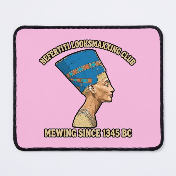 Item preview, Nefertiti Looksmaxxing Club - Mewing Since 1345 BC Funny Egyptian History Meme designed and sold by Starstacks.