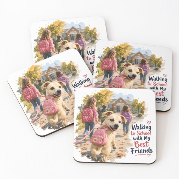Item preview, Walking to School with My Best Friends designed and sold by LinaDesign Store.