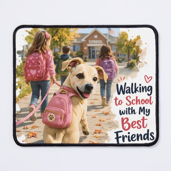 Item preview, Walking to School with My Best Friends designed and sold by LinaDesign Store.