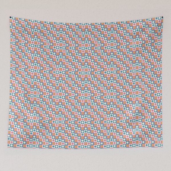 Item preview, A check pattern with circles designed and sold by Ruchi73.