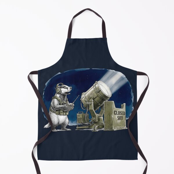 Item preview, Closed Sky - Tactical Badger Air Defense Watercolor Art designed and sold by SoulPT.