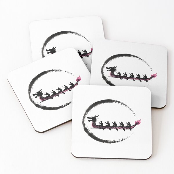Item preview, Back/Pink Sumi e designed and sold by PADDLES UP!.