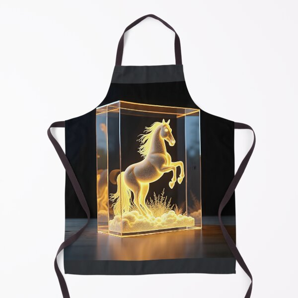 Item preview, The Illuminated Horse Lenticular Sculpture: 3D Laser Etched Acrylic Layer Poster designed and sold by Creative-RE.