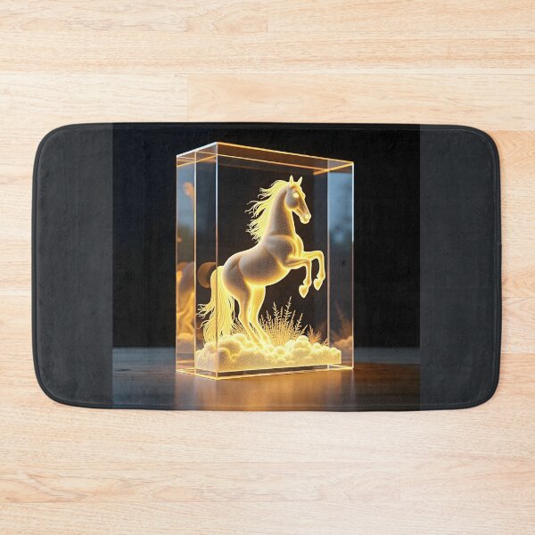 Item preview, The Illuminated Horse Lenticular Sculpture: 3D Laser Etched Acrylic Layer Poster designed and sold by Creative-RE.