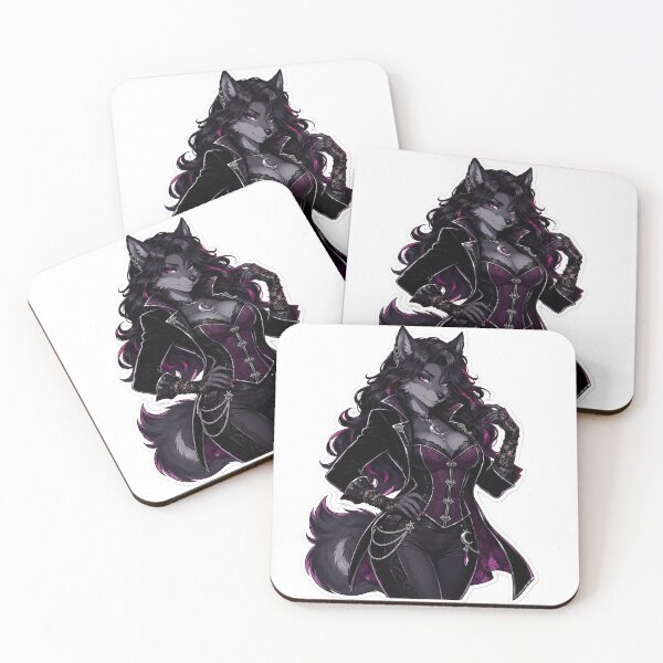 Item preview, Midnight Velvet Goth Wolf designed and sold by Furrenzy.