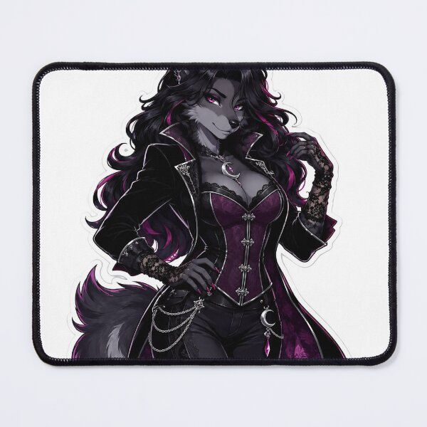 Item preview, Midnight Velvet Goth Wolf designed and sold by Furrenzy.