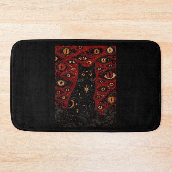 Item preview, Vintage Mystic Black Cat  designed and sold by SignumShop.